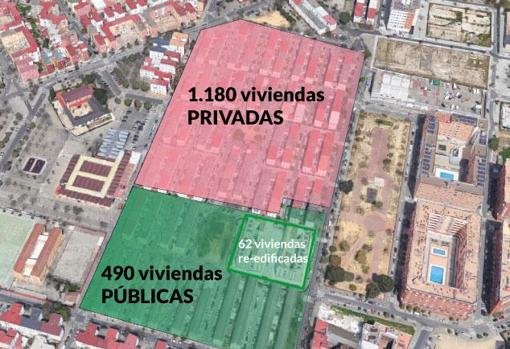 El Ayuntamiento de Sevilla presenta su proyecto para rehabilitar Los Pajaritos sin derribar los edificios